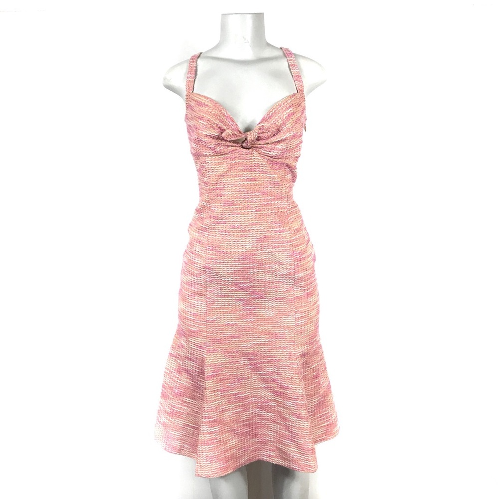 Moschino Cheap and Chic Tweed Dress Size 10 Spring Summer Festival Ibiza Party